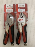 (2x Bid) Craftsman 7" Locking Plyers