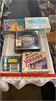 Expo dry erase maker set, board games unverified.