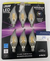Feit dimmable LED 3.3w buls 6pack (Tested)