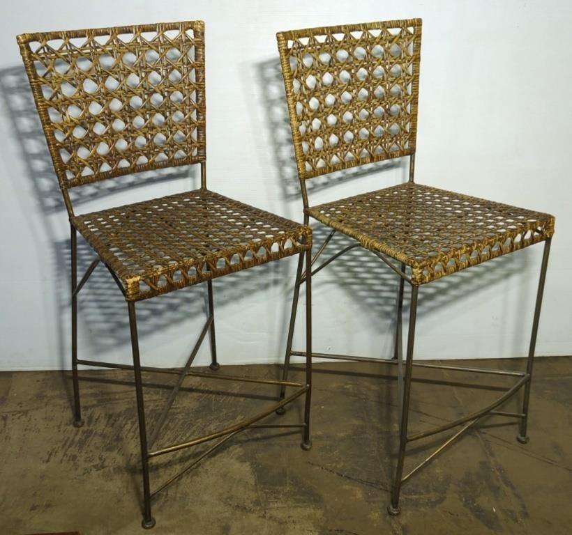 (F) Bay High Top Chairs (2) 39"T