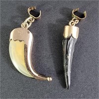 9k Gold Tooth Pendants (2)