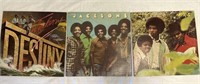 3) Jackson 5 vinyl records