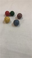 Clay Marbles Set of Five