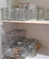 B - MIXED LOT OF GLASS JARS & DISPENSERS (K67)