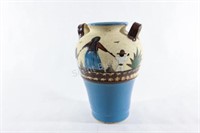 Vintage Tlaquepaque Mexican Pottery Vase