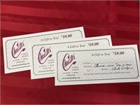 Christos Family Dining $30 value gift