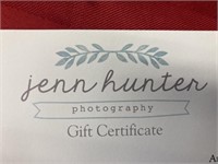 Jenn Hunter Photography $50 gift certificate