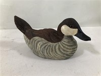 SIGNED CARVED DUCK
