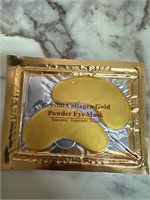 Gold powder eye mask