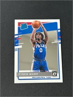 2020 Donruss Optic Tyrese Maxey Rated Rookie