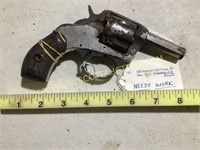H&R Solid frame dbl action revolver, cal .38 CF,