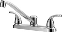 Dover Chrome Double Handle Kitchen Faucet $40