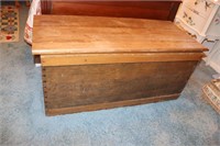 Wooden Chest with Dovetailed Corners 41" X 17"