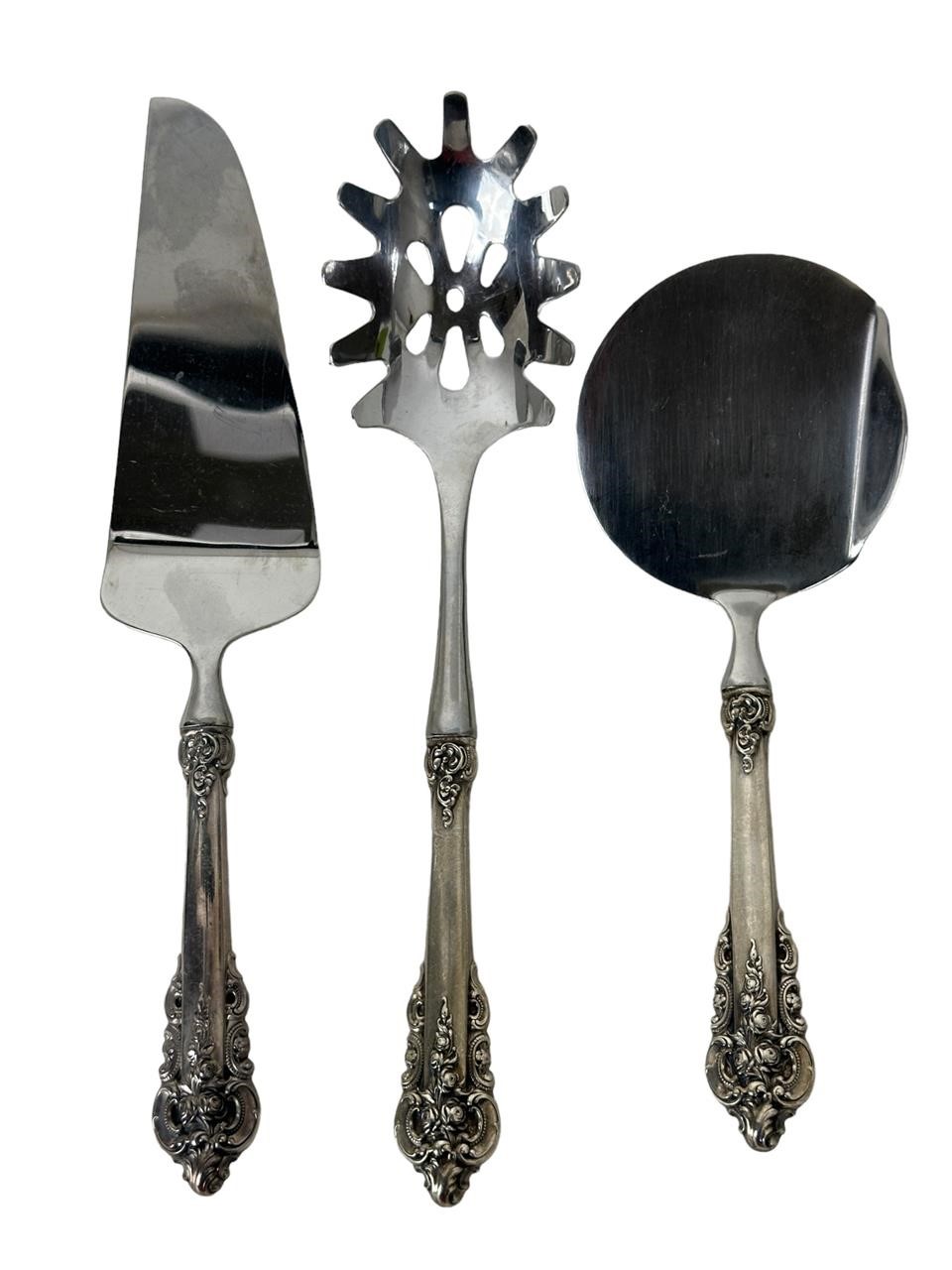 Grand Baroque Sterling Handle Serving Pieces