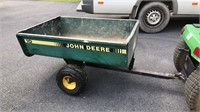 John Deere model 10 lawn and tractor dump trailer