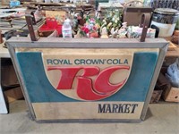 "Royal Crown Cola" Retro Large Advertising Sign