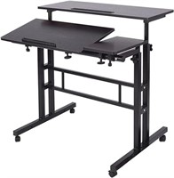 soges 31.5inches Height Adjustable Desk Laptop Des