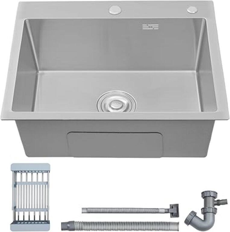 Kitchen Sink,304 Stainless Steel Drop-in Sinks, 20