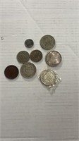 Foreign coins