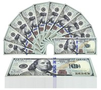 AKEISI 200 Pcs Prank Play Props Money (2 packs)