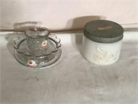 Vintage Jar & Blairstown Souvenir Glass pieces