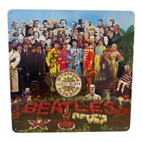 Beatles Sgt Peppers Album Cover Metal Print Tin