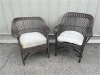 2 Wicker Chairs