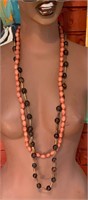 Vintage Wood Beaded Necklaces