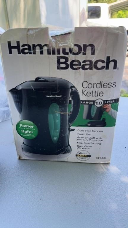 Hamilton beach cordless kettle and blender