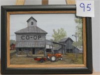 Painting of Ilderton Co-op by Dave Gillis