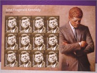 2016 John F Kennedy Forever Stamp Sheets
