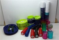 Lot of 50+ Items - Cups, Bottles, Trays & More!