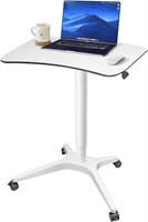 Pneumatic Adjustable Standing Desk  Sit-Stand Cart