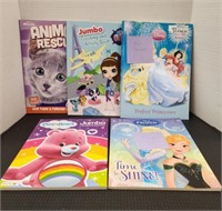 5 coloring books animal rescue littlest pet