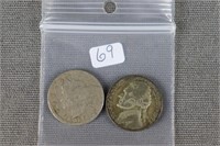 Bag Lot - Nickels (1-Liberty V & 1-Silver War-Time