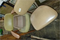2 chairs and booster seat