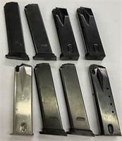 8 Qty Gun Magazines