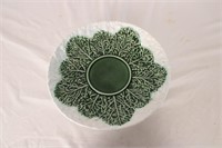 BORADALLO PINHEIRO CABBAGE LEAF 13'' PLATTER