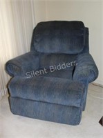 Reclining La-Z-Boy Blue Chair