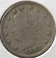 1902 Liberty Head V nickel