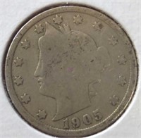 1905 Liberty Head V. Nickel