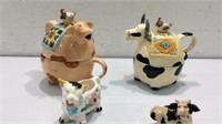 2 Cow Teapots / Mugs Y8C