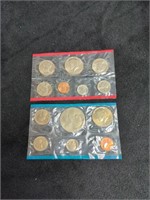 Set of uncirculated coins