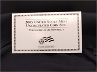 2005 US Uncirculated Coin set