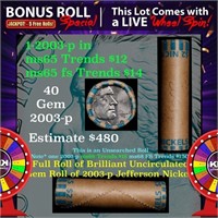 1-5 FREE BU Nickel rolls with win of this 2005-p B