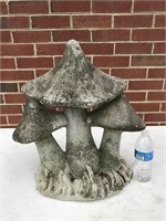Cast Concrete Mushroom Figure