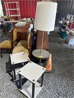 3pc MCM tables  floor lamp