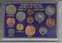 Great Britain Old Pence and New Decimal Coins.