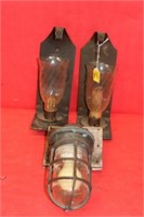 3pc Lamps; Oceanic Industrial Explosion,