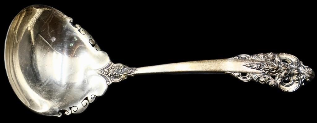 2.8oz Wallace Grand Baroque sterling ladle